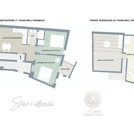 Storie E Affreschi - Le Di Valentina Апартаменти *